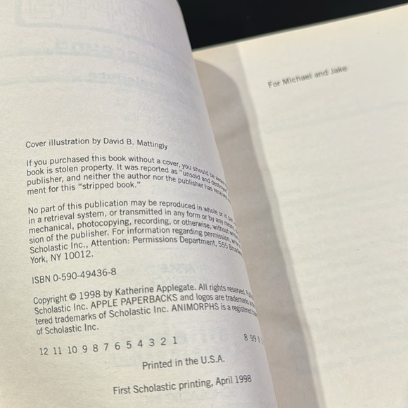 Animorphs #17: The Underground by K. A. Applegate  - Scholastic Paperback Novel - Picture 7 of 10